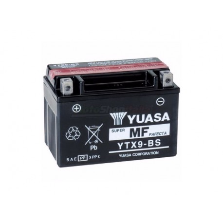 YUASA YTX9-BS BATTERIA PER MOTO 12V 152X88X106